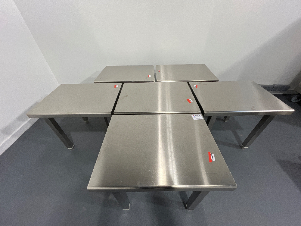 Image of Set of 6 Table Benches and Tables